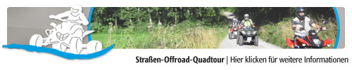 Quad-Straßen-Offroadtour